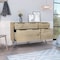 Tuhome Augusta Double Dresser, Superior Top, Hairpin Legs, Four Drawers, Light Oak CLD7039 - alternate 1